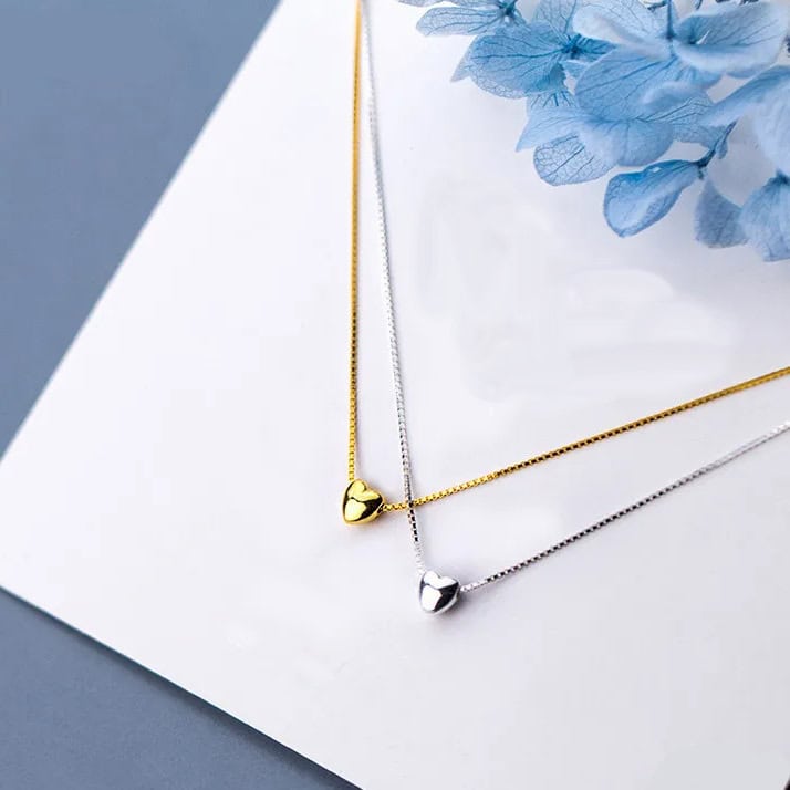 Жіноча підвіска "Серце" на ланцюжку