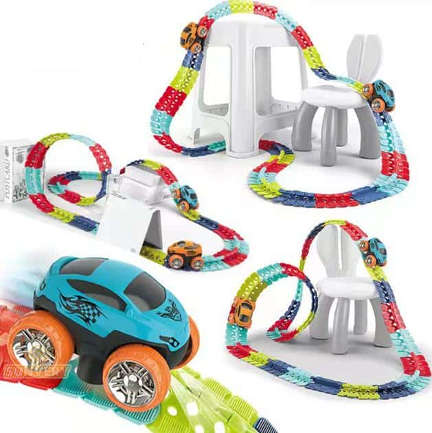 Автомобільна гоночна траса з авто Cheangeble Track 46 pcs