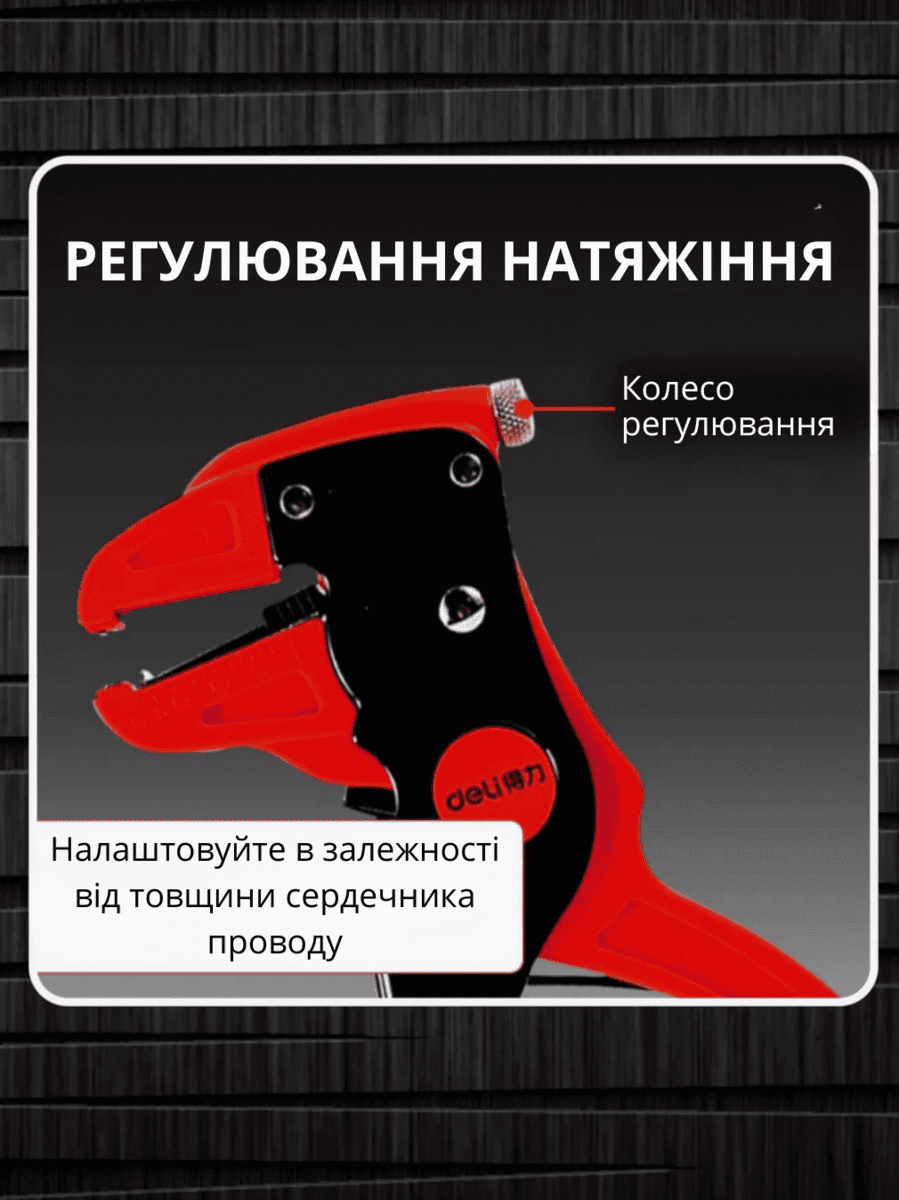 Інструмент для зняття та ізоляції проводів