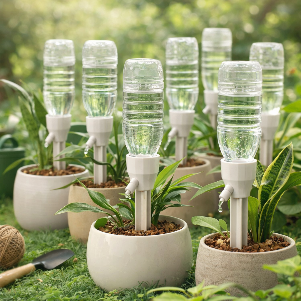 Набір автоматичного крапельного поливу, зрошення рослин, квітів, теплиць 6 штук