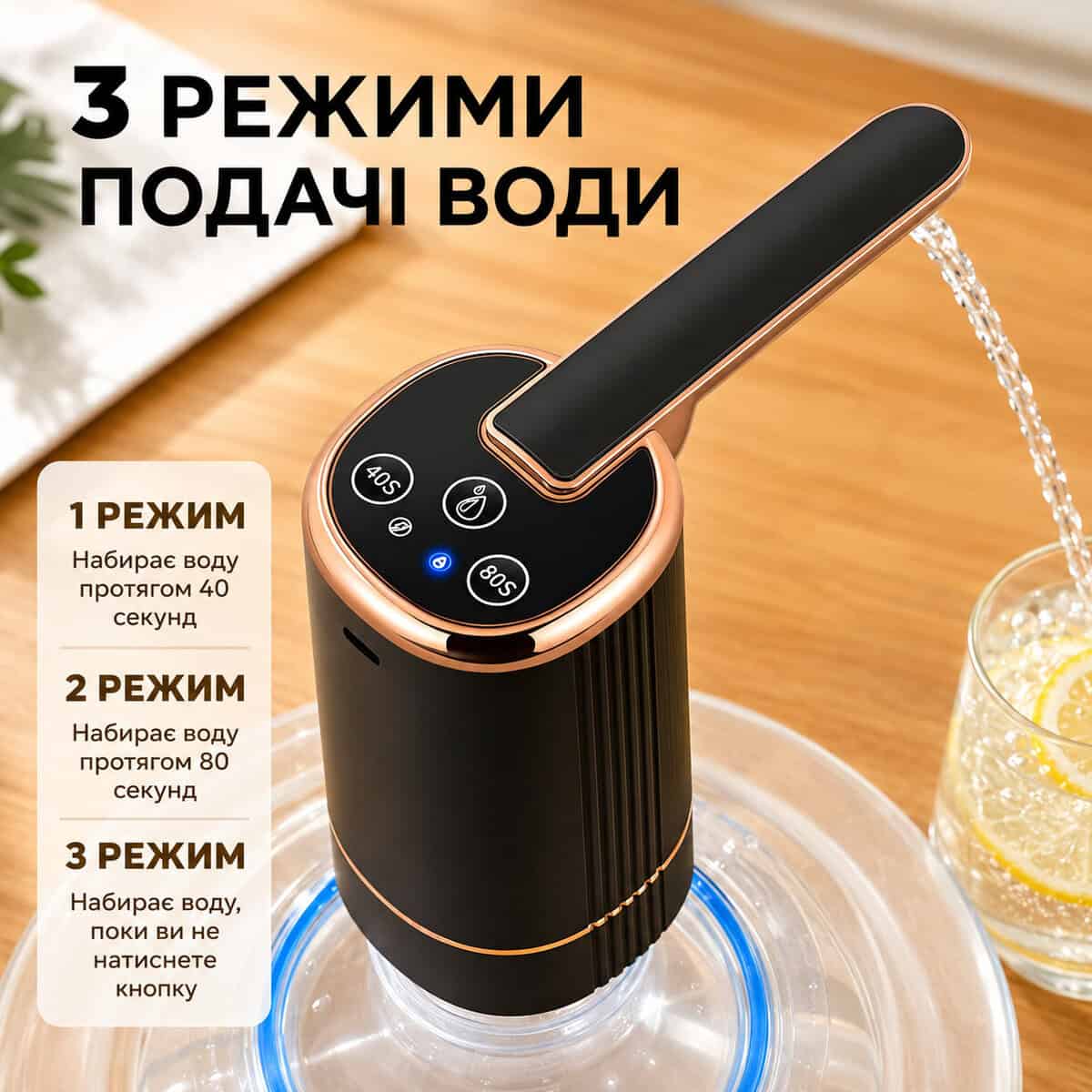 Автоматизований дозатор для води Water Pump