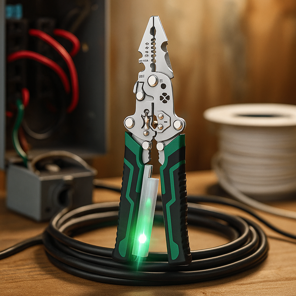 Очищувач проводів із тестером напруги