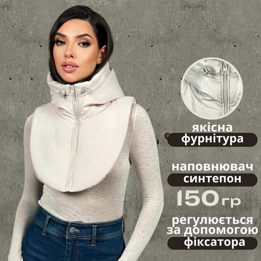 Капор-капюшон із плащовки