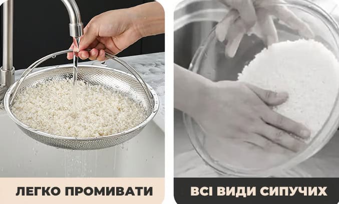 Універсальна насадка-пароварка