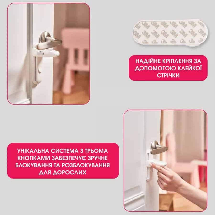 Блокіратор дверної ручки, захист від дітей та тварин