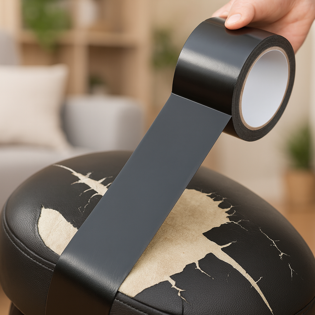 Ремонтна стрічка для шкіряних виробів чорна