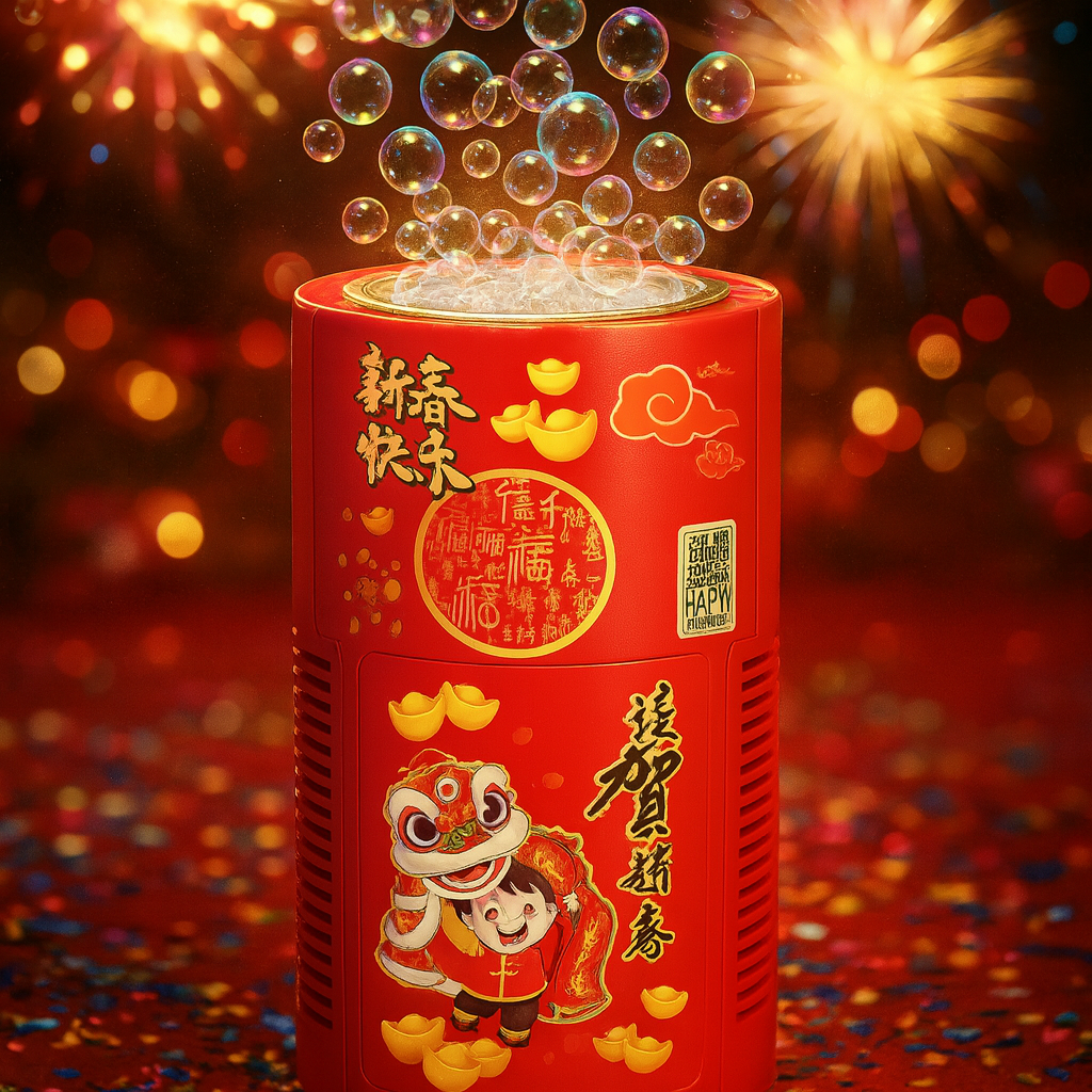 Автоматичний генератор мильних бульбашок з ефектом феєрверку