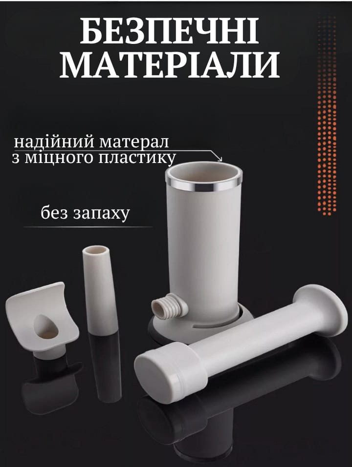 Шприц для приготування ковбас з 2 насадкми