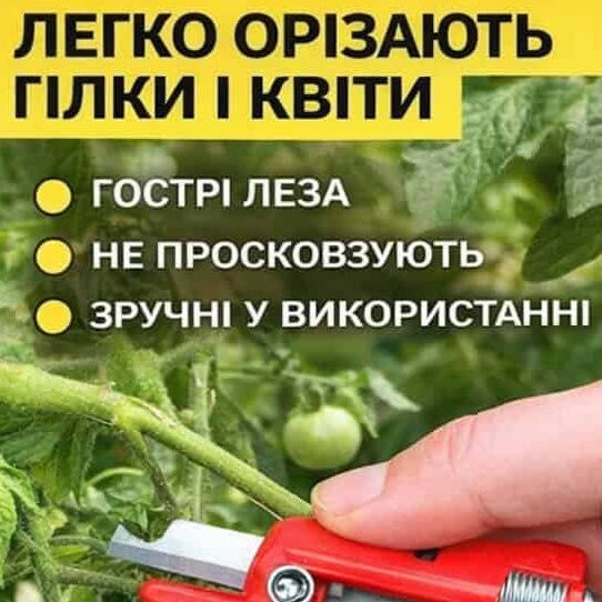 Секатор на палець пластмасовий
