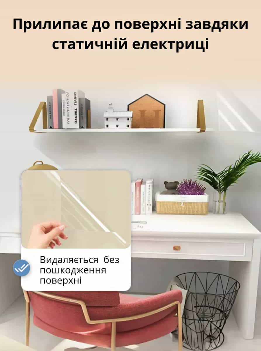 Електростатична плівка для захисту поверхонь