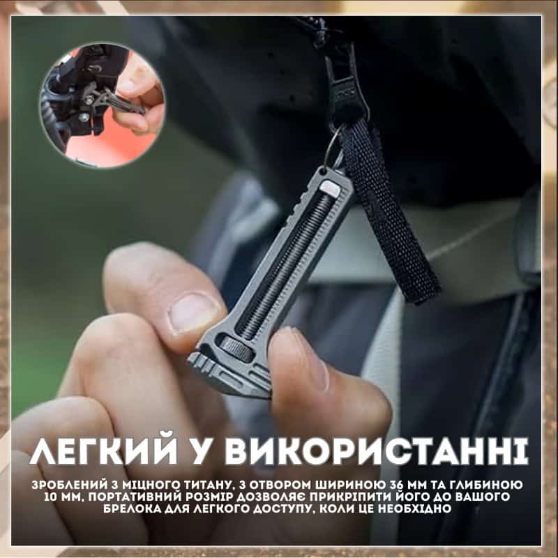 Кишеньковий міні розвідний ключ мультитул