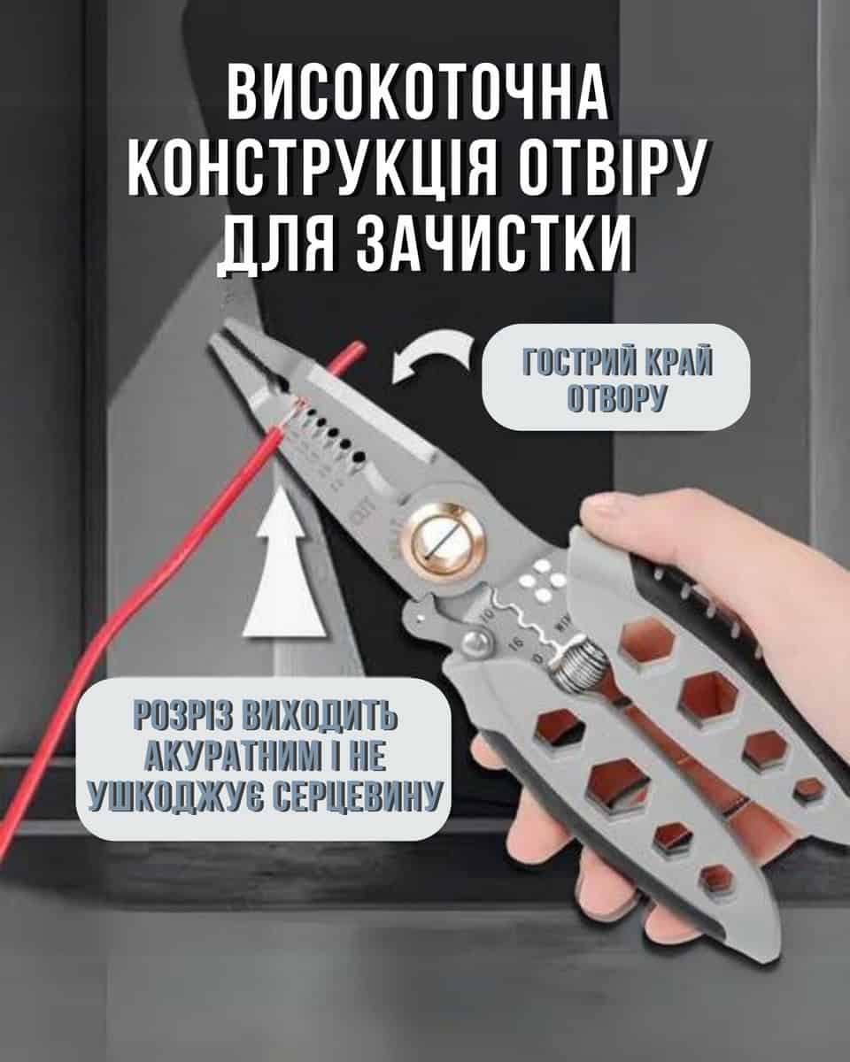 Інструмент для зняття ізоляції 16 в 1
