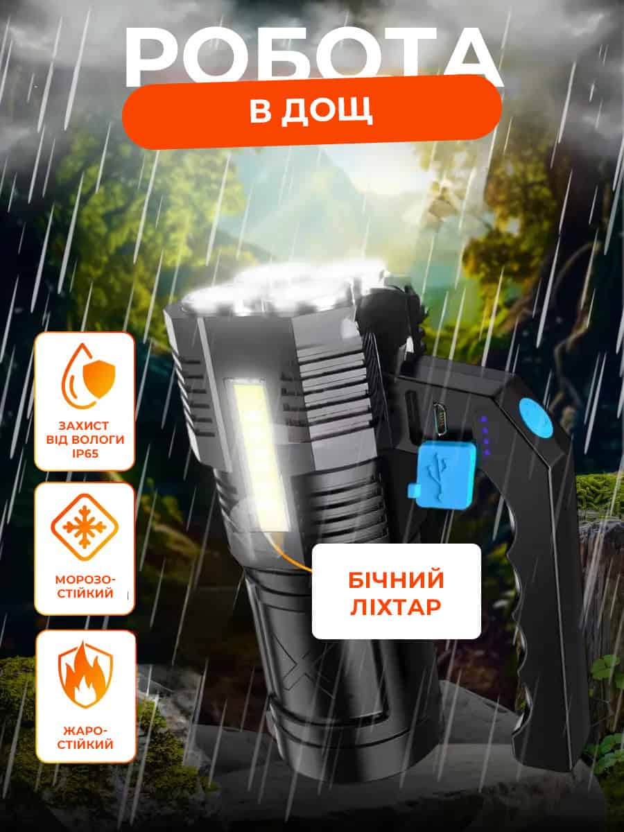 Світлодіодний ліхтар 1000 люменів
