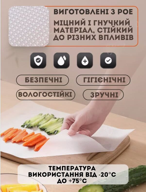 Гнучка дошка для нарізання в рулоні 3 метра