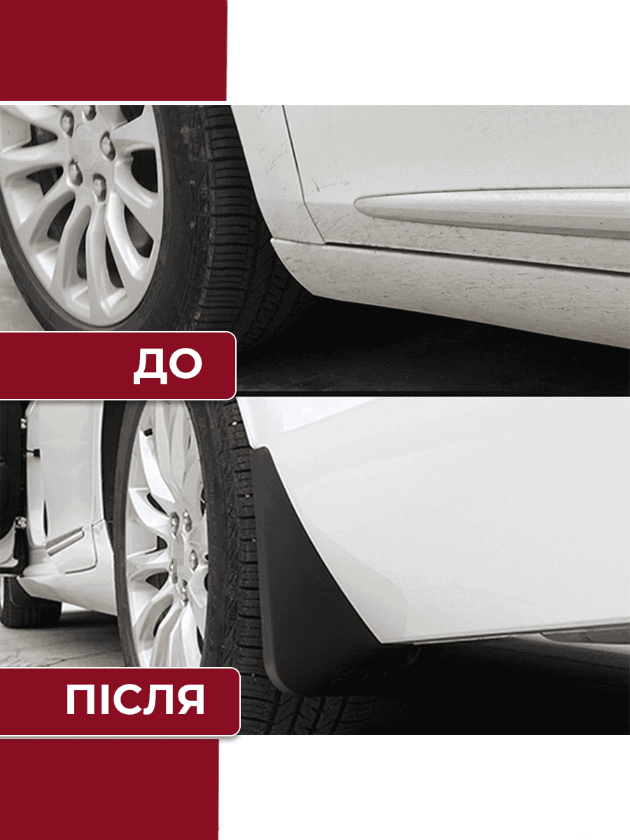 Універсальні бризковики на авто