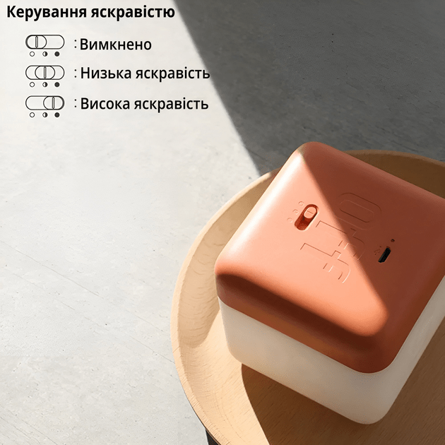 Нічний світильник куб