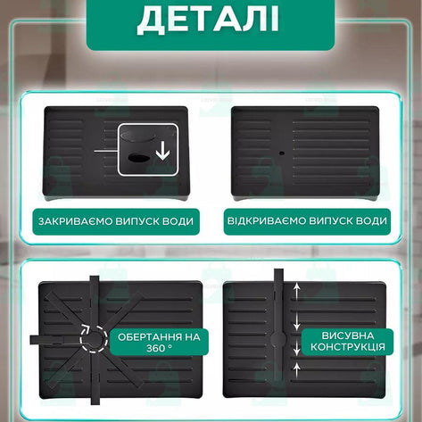 Кухонний стелаж сушарка для посуду