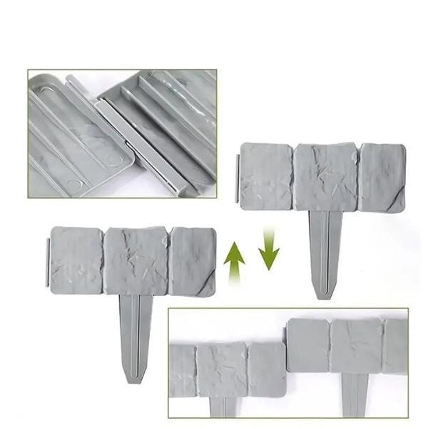 Бордюр садовий пластиковий