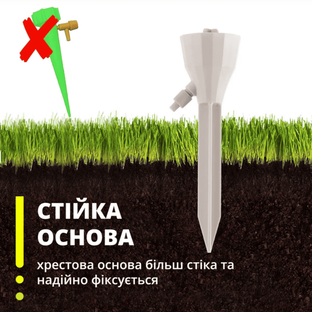 Набір автоматичного крапельного поливу, зрошення рослин, квітів, теплиць 6 штук
