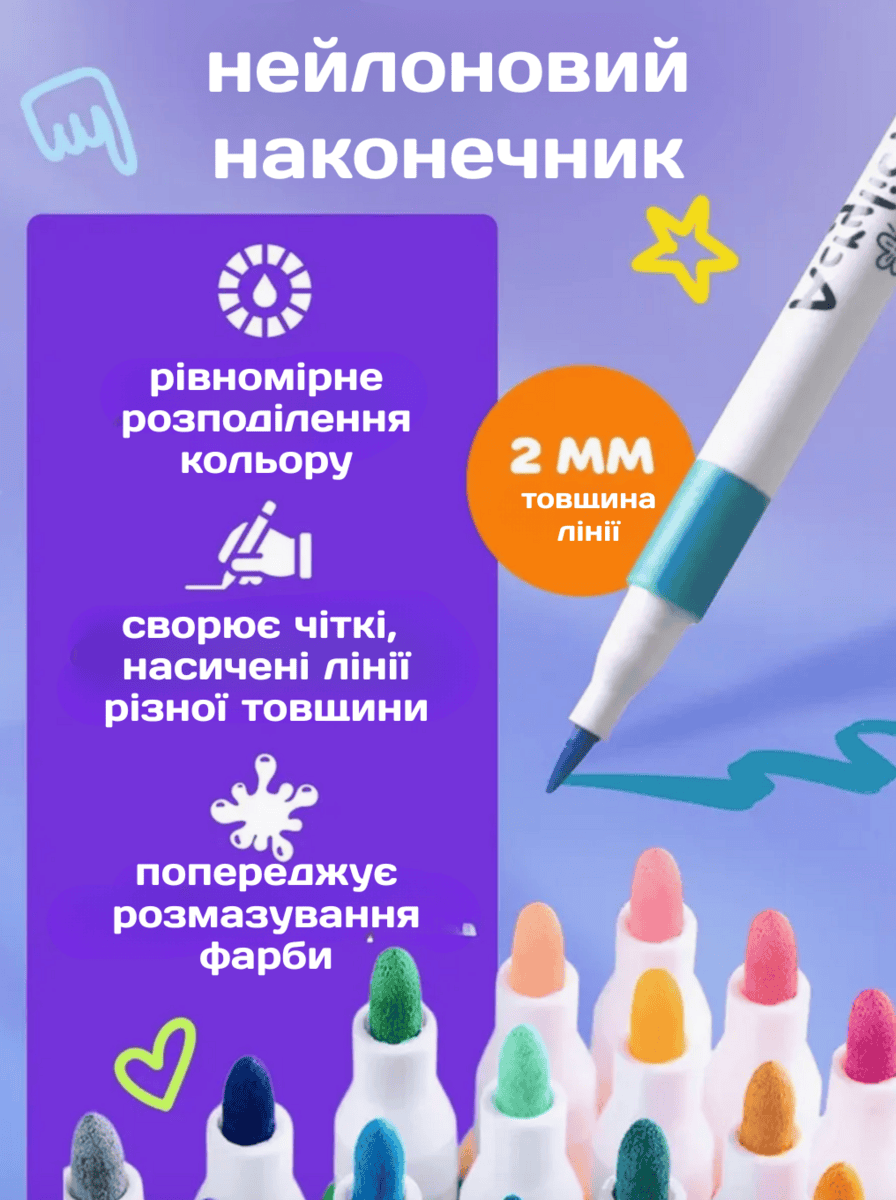 Набір акрилових маркерів 36 кольорів