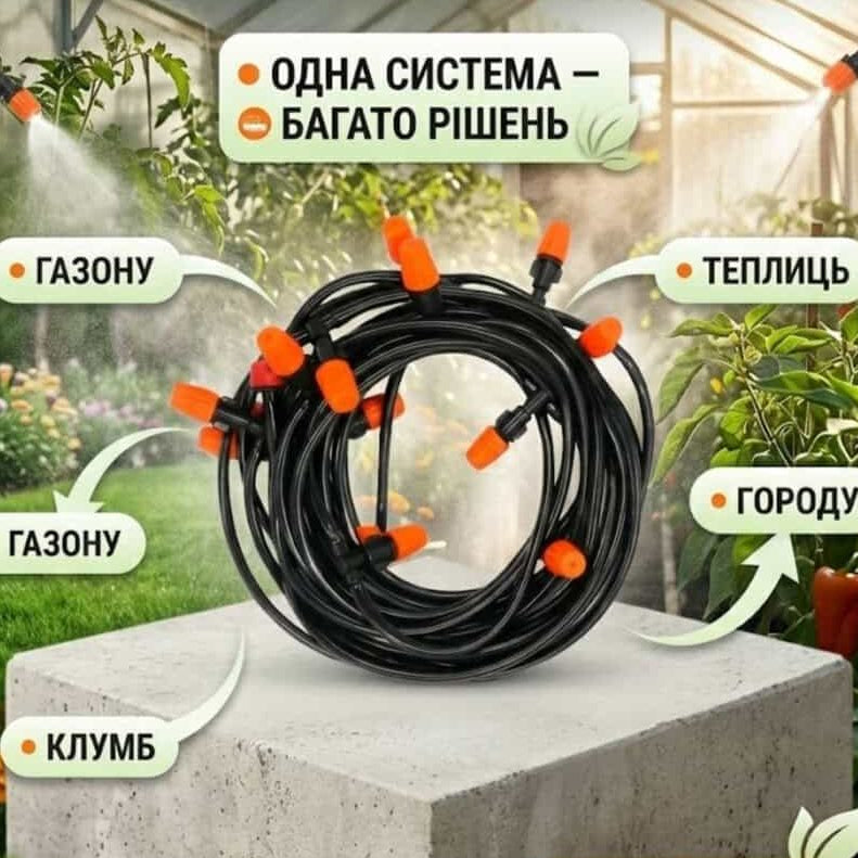 Система автоматичкого крапельного поливу MUCIAKIE 10 м