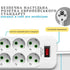 Мережевий фільтр-подовжувач 10 розеток D10 4хUSB/Type C 5 метрів