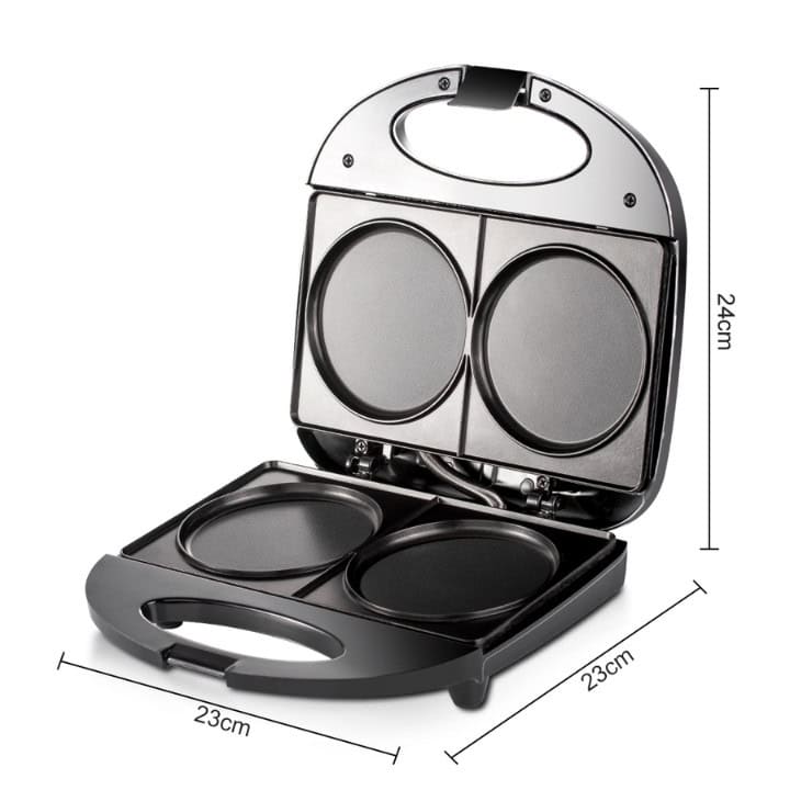 Електрична млинниця для панкейків і оладок на 2 млинця