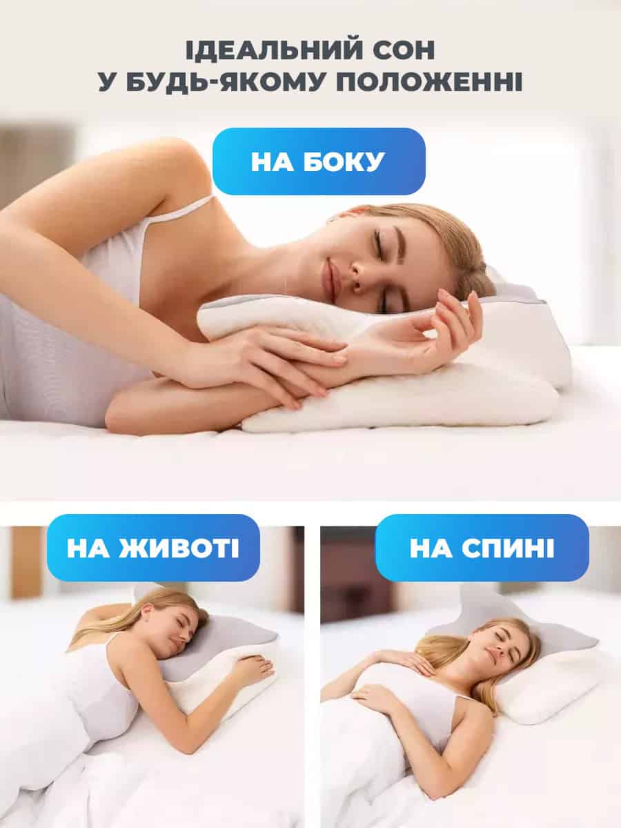 Ортопедична подушка з ефектом пам’яті