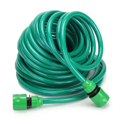 Шланг для поливу на котушці 10 метрів на швидкозатискному з'єднанні з розпилювачем води