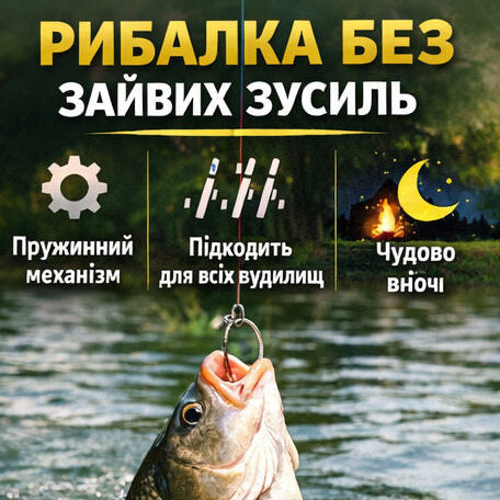 Автоматичний тримач для вудки самопідсікач