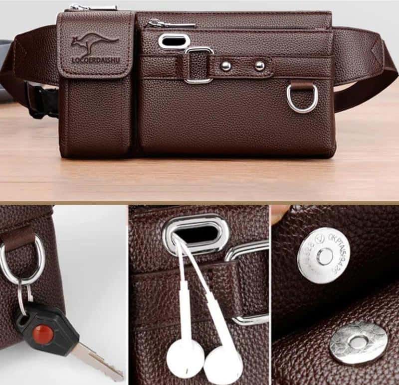 Чоловіча сумка на пояс