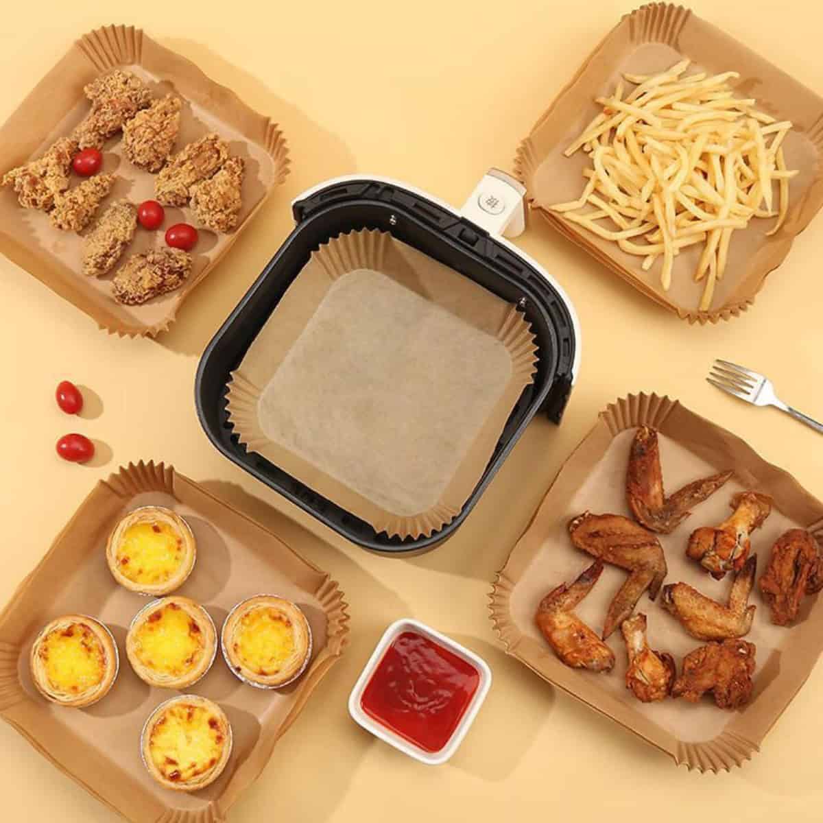 Пергаментні форми для аерогрилю 50 штук