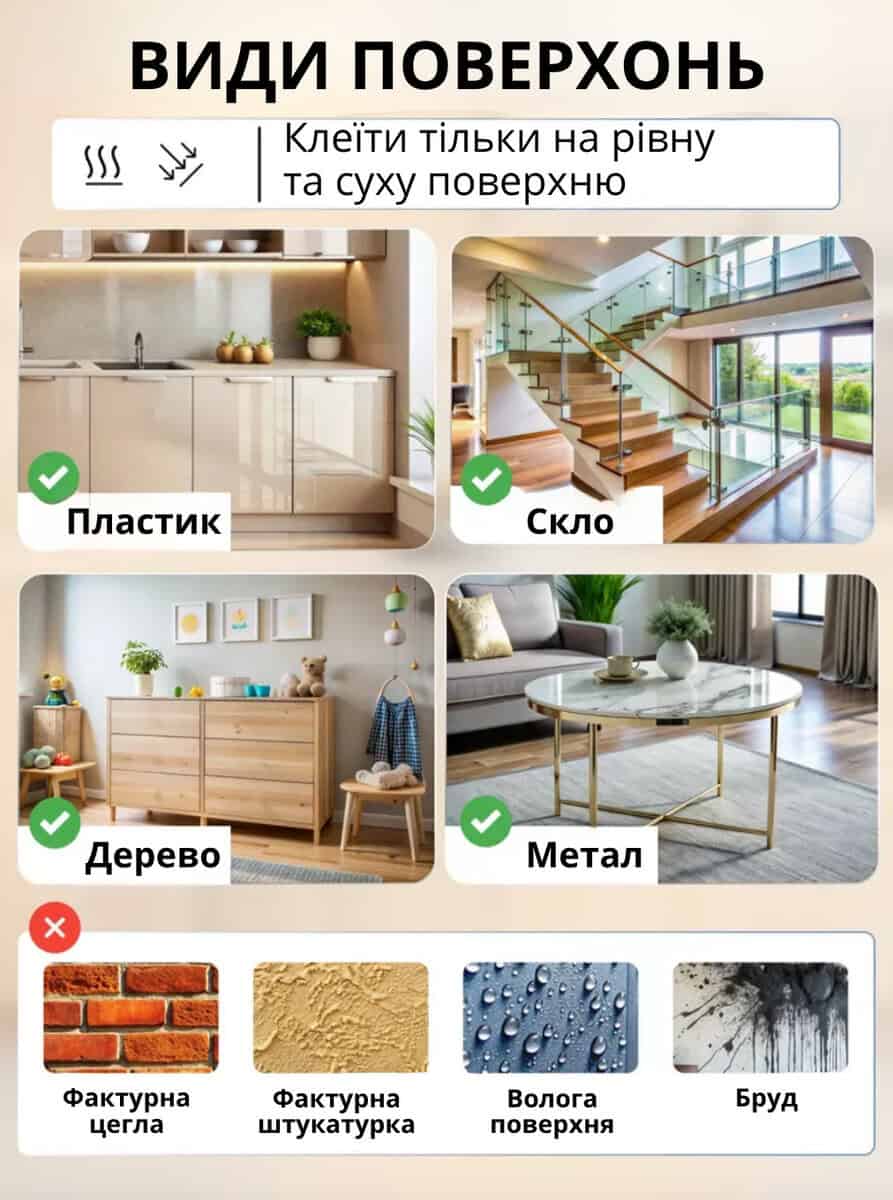 Електростатична плівка для захисту поверхонь