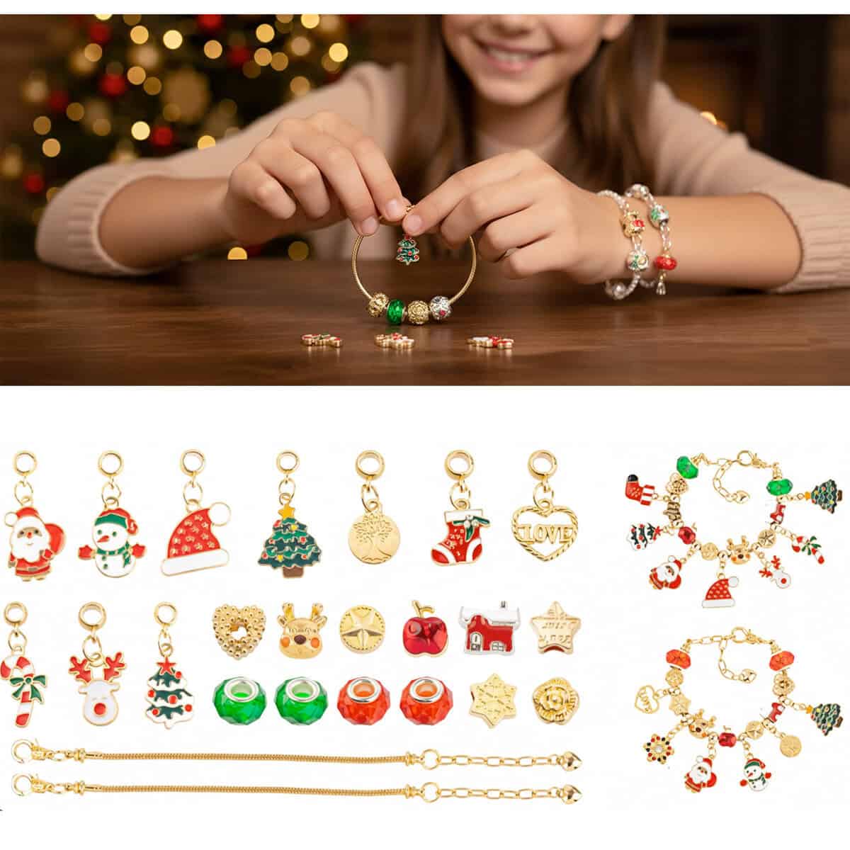 Різдвяний адвент-календар із браслетами