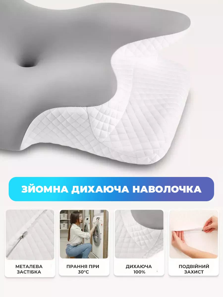 Ортопедична подушка з ефектом пам’яті