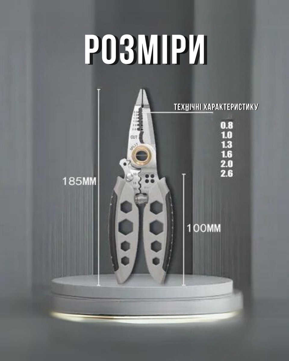 Інструмент для зняття ізоляції 16 в 1