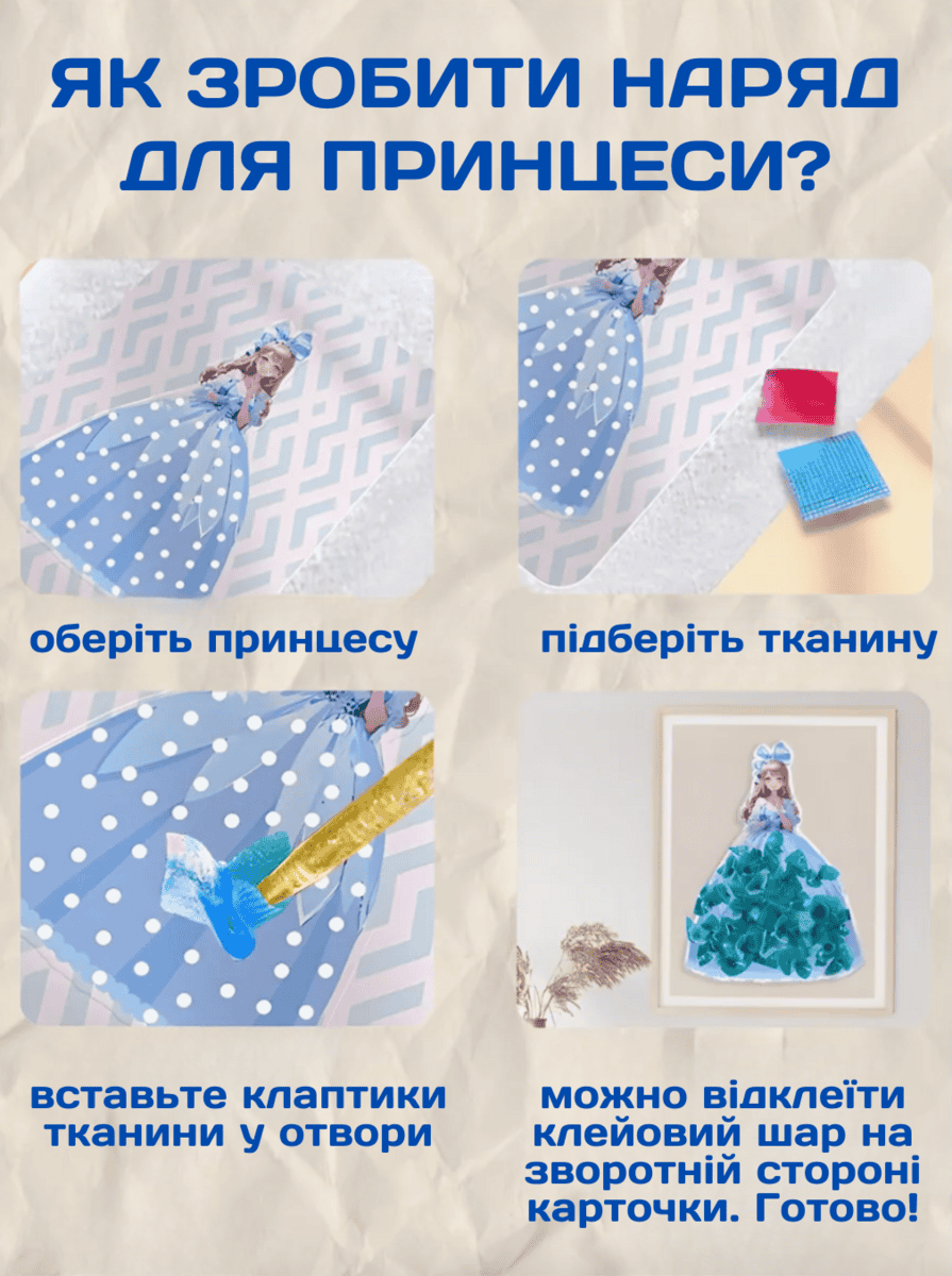 Набір для творчості дівчат "12 принцес"