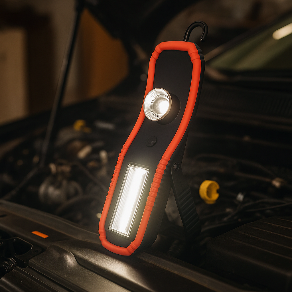 Портативний ліхтар на магніті з гачком