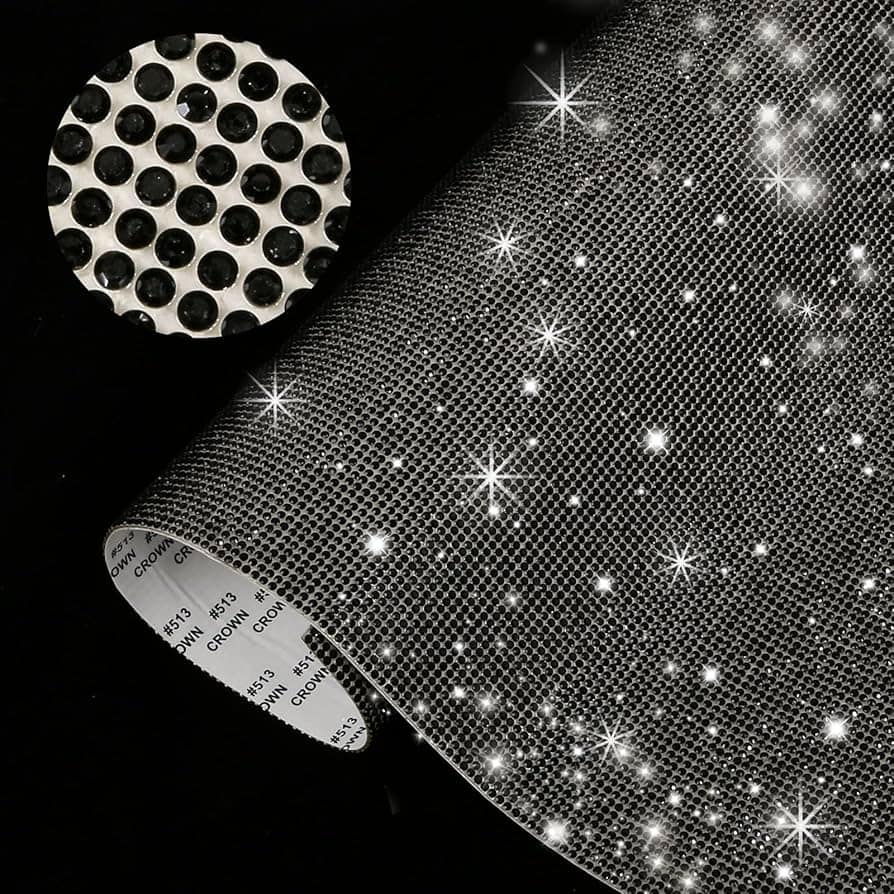 Стразове полотно самоклеюче кришталеве