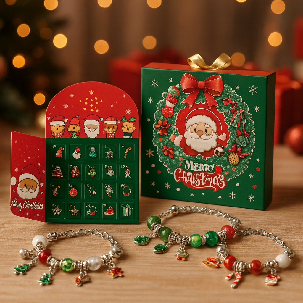 Різдвяний адвент-календар із браслетами