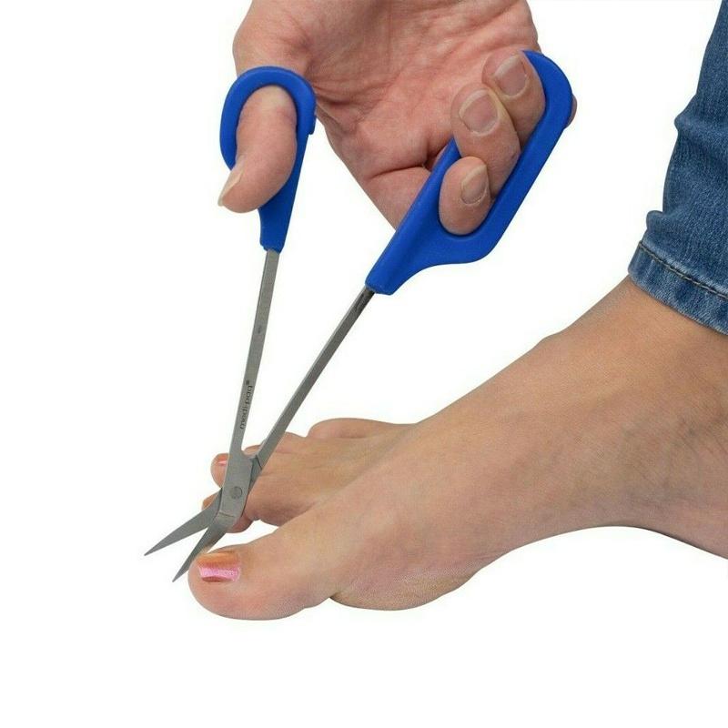 Педикюрні ножиці з довгою ручкою для нігтів на ногах
