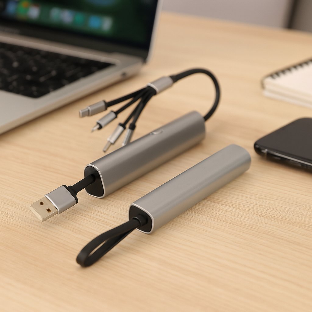 Телескопічний висувний кабель 3в1