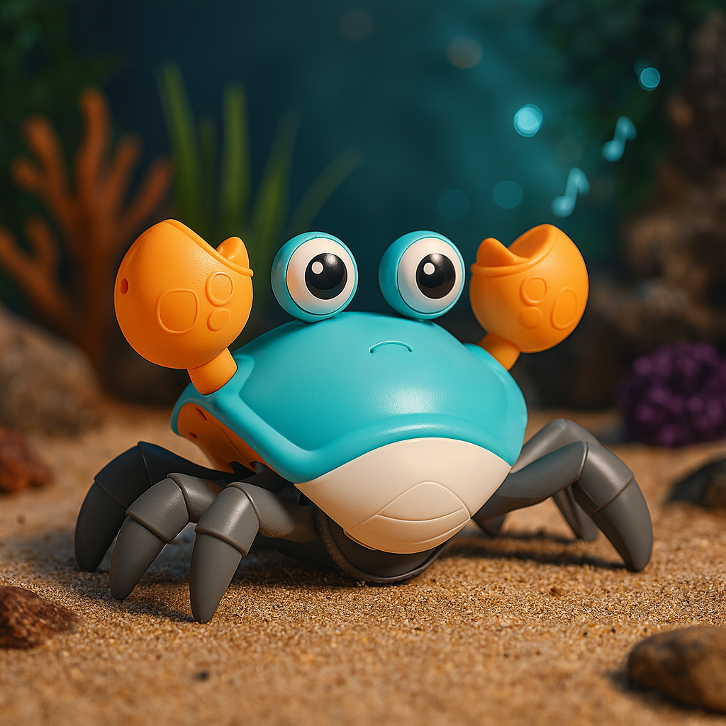 Дитяча інтерактивна іграшка Краб з датчиком руху