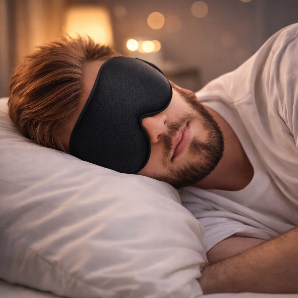 Маска для сну і медитації дихаюча 3D