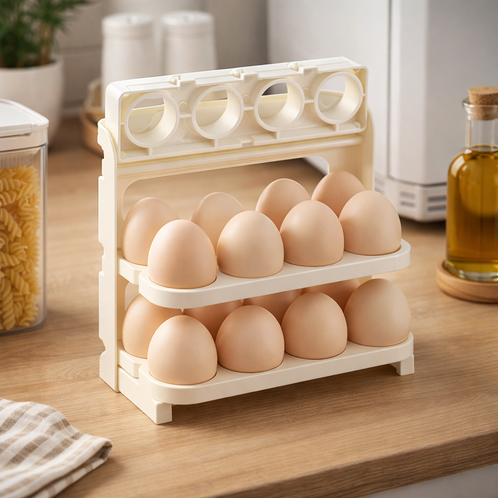 Лоток контейнер для яєць 3 рівні для 24 яєць