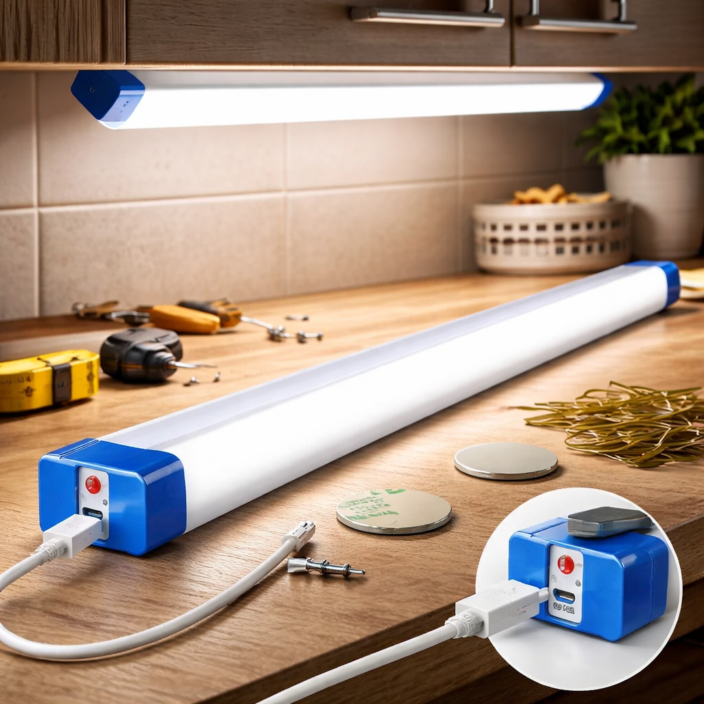 Світильник з акумулятором і від USB-лампа 72см