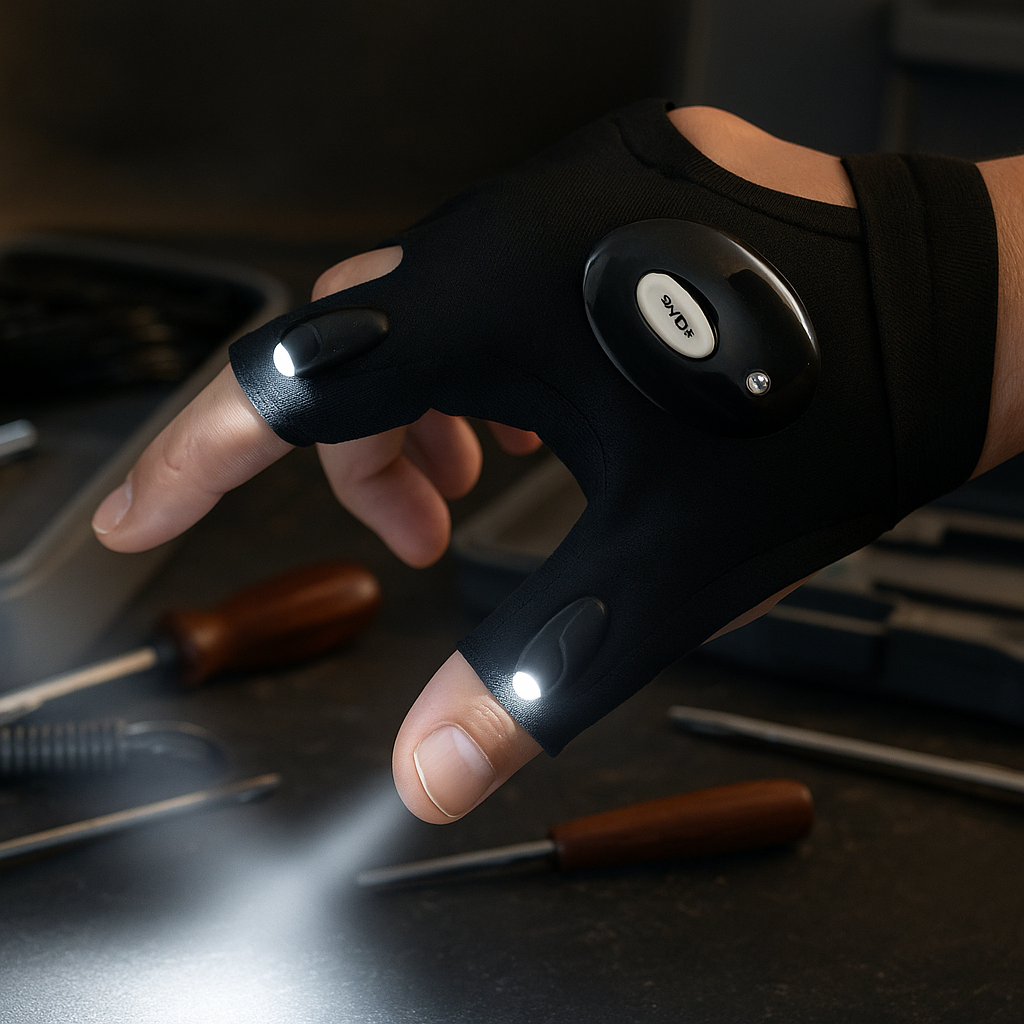 Рукавичка зі світлодіодними ліхтариками