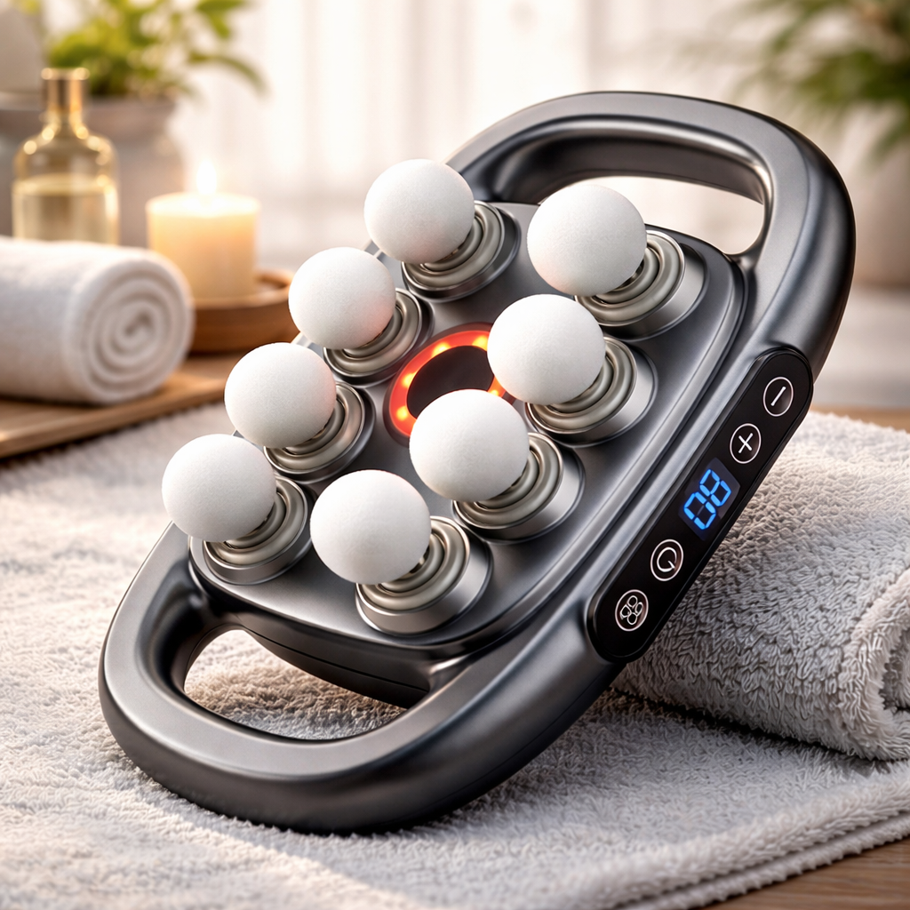 Перкусійний масажер з 8 масажними головками