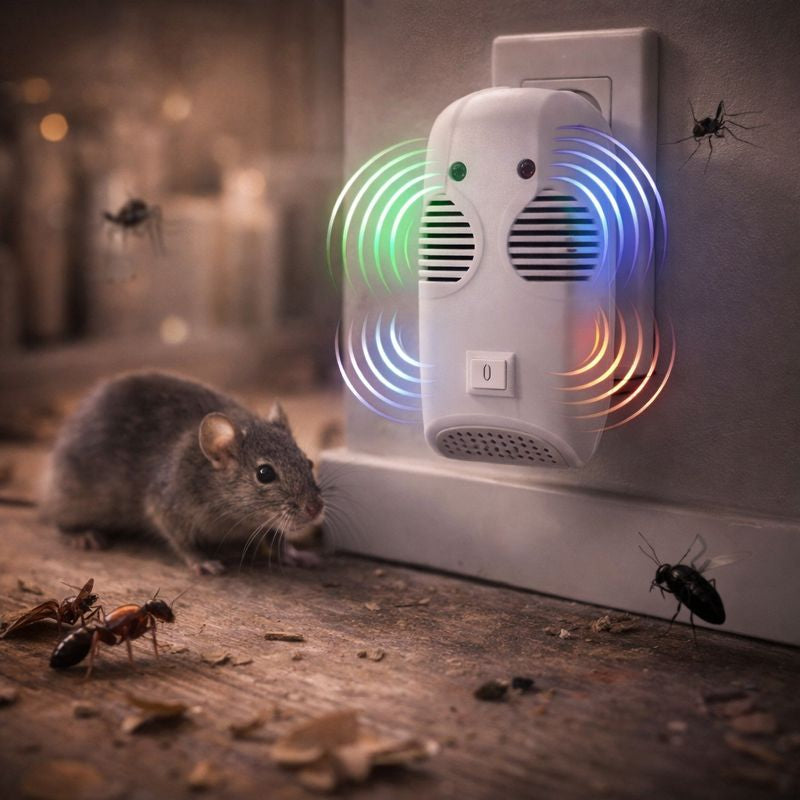 Відлякувач ультразвуковий від мишей, комах, гризунів та тарганів