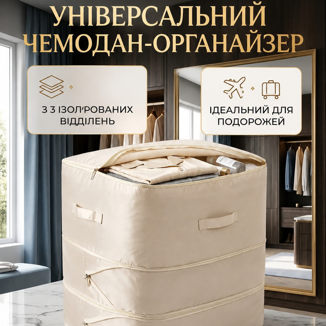 Компактний органайзер для зберігання речей 3 яруси